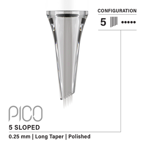 Vertix Pico PMU Membrane Cartridge Needles — Shaders — Box of 20 - Ultimate Tattoo Supply