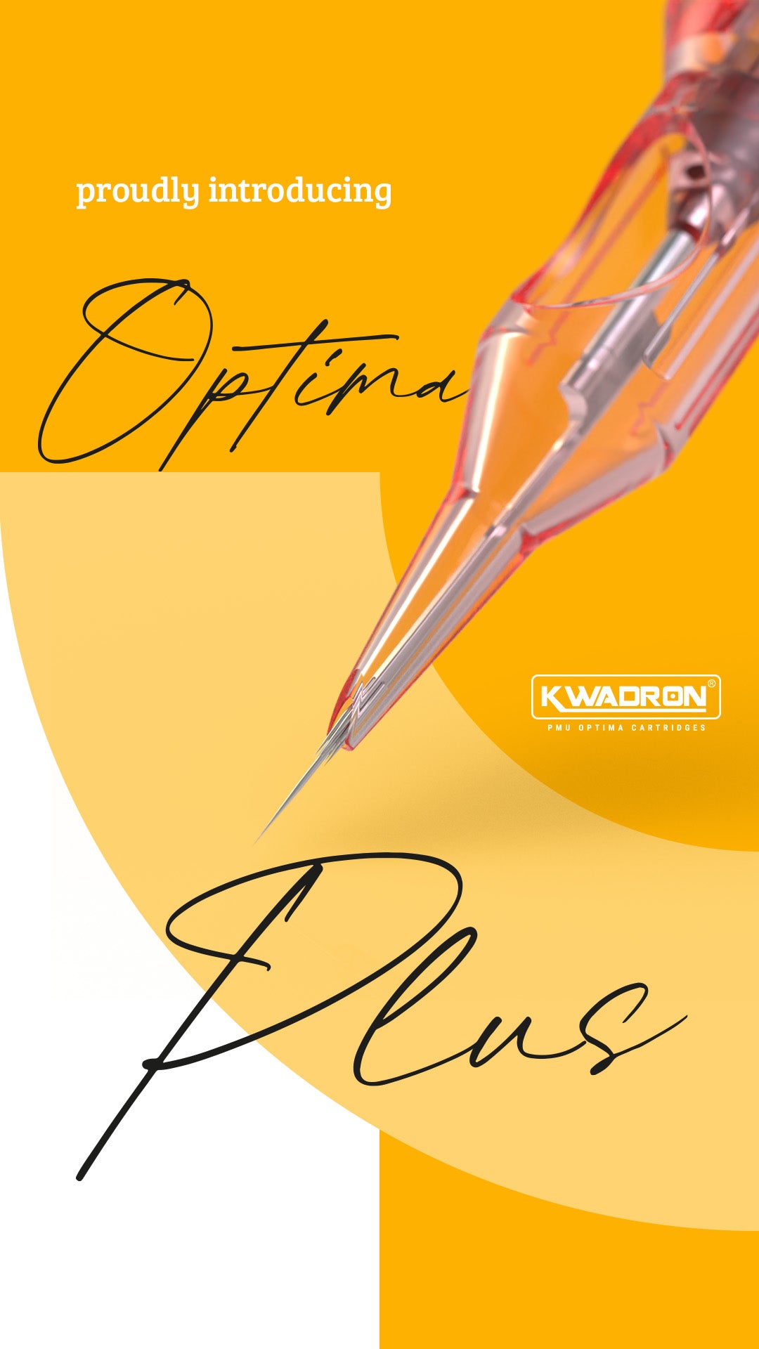 Kwadron Optima Plus PMU Cartridge Tattoo Needles — Box of 20
