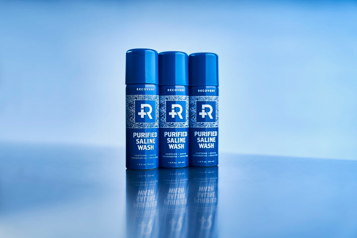 Recovery Purified Saline Wash Solution - 1.5oz - Case of 24 Spray Cans - Ultimate Tattoo Supply