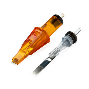 Peak Triton Cartridge - #8 Bugpin Round Liner Long Taper (5.5mm)- Box of 20 - Ultimate Tattoo Supply