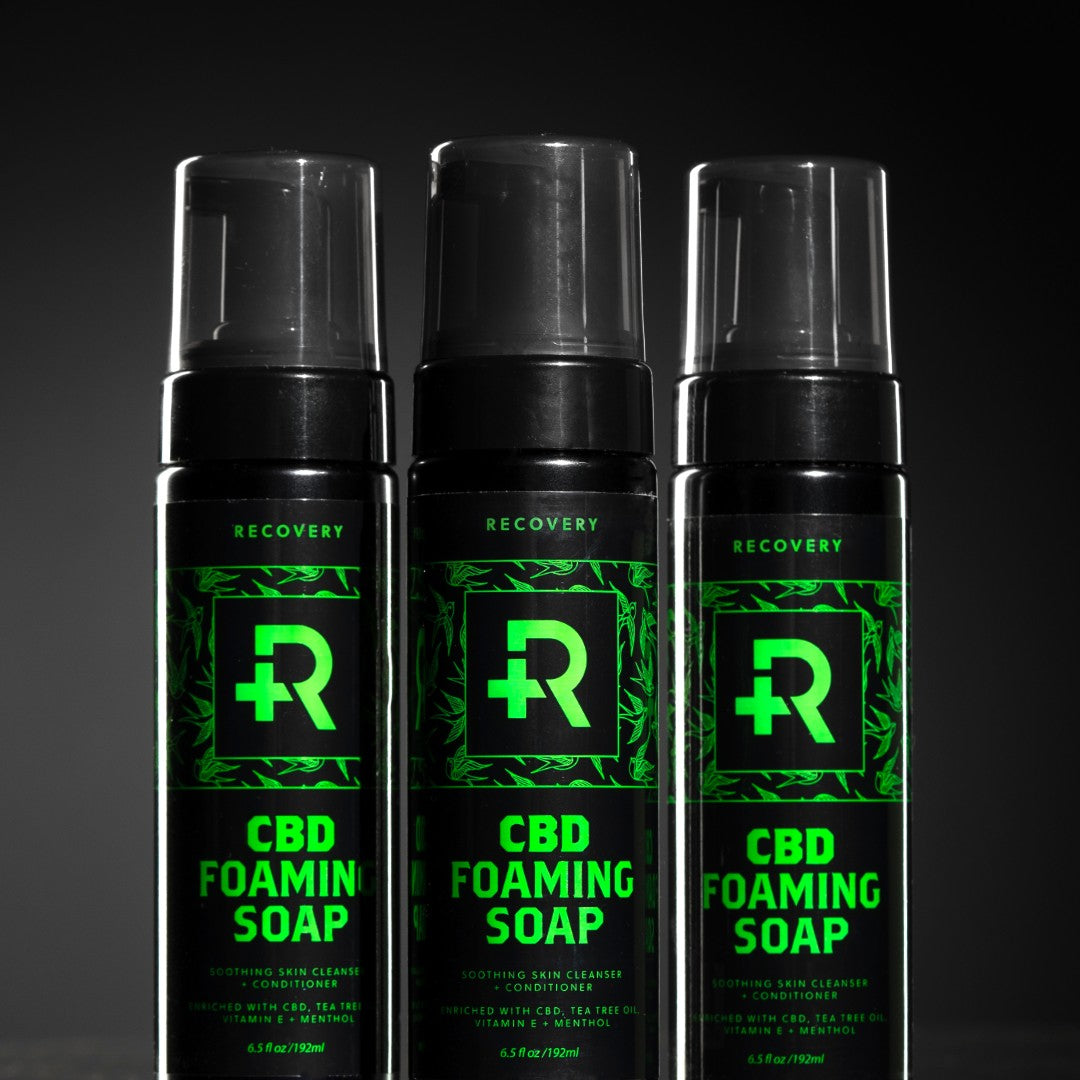 Recovery CBD Foaming Soap — 6.5oz Bottle - Ultimate Tattoo Supply