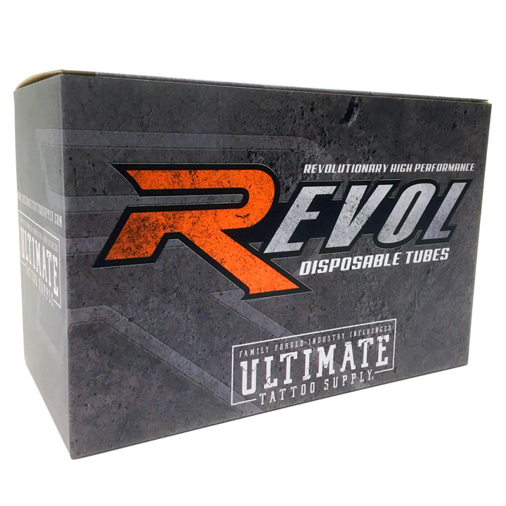 Revol Disposable Tubes - 1" Grip - ROUND Liners - Ultimate Tattoo Supply