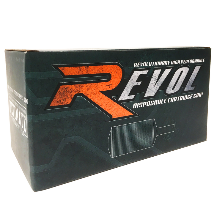 Revol Disposable Cartridge Grips - ORANGE - Ultimate Tattoo Supply