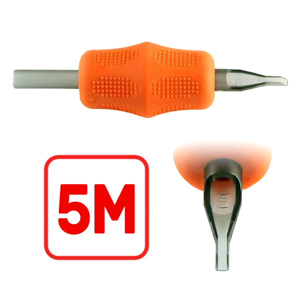 Revol Disposable Tubes - 1.5" Grip - OPEN Magnum Tip - Ultimate Tattoo Supply
