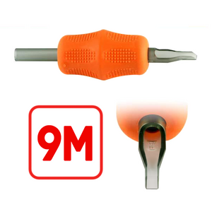 Revol Disposable Tubes - 1.25" Grip - OPEN Magnum Tip - Ultimate Tattoo Supply