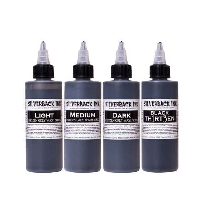 Silverback Ink - Black Th1rt3en Series Set - Choose Size - Ultimate Tattoo Supply