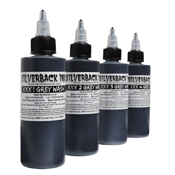Silverback Ink - XXX Grey Wash Series Set - Choose Size