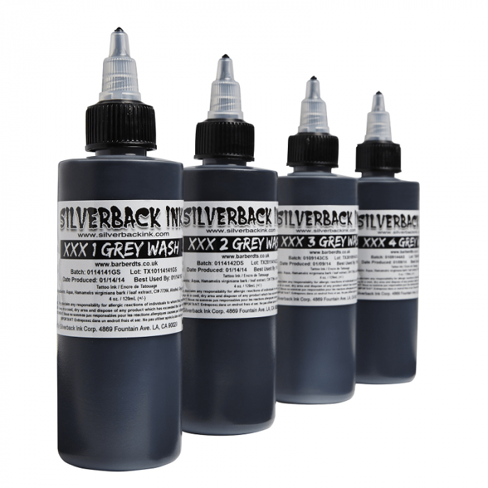 Silverback Ink - XXX Grey Wash Series Set - Choose Size - Ultimate Tattoo Supply