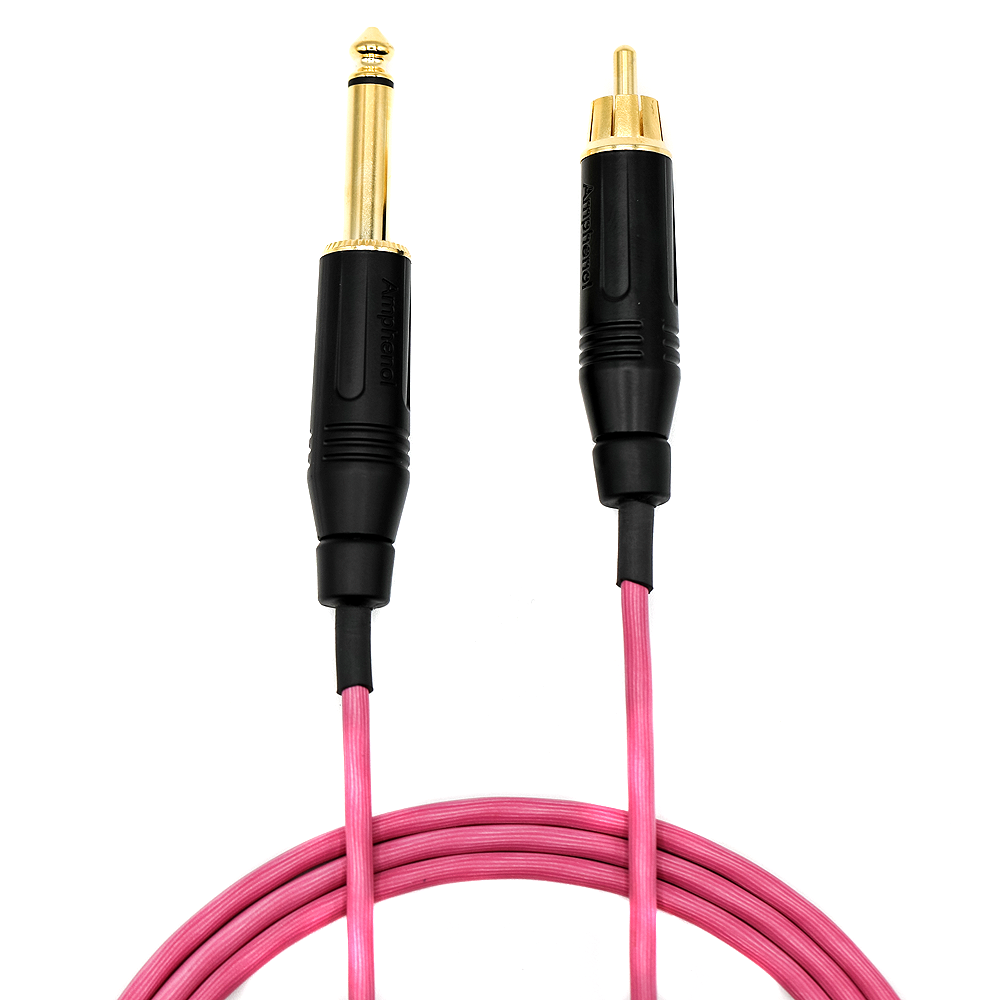 USA STRIKE RCA Power Cords - Pink - Ultimate Tattoo Supply