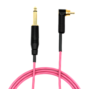 USA STRIKE Right Angle RCA Power Cord - Pink - Ultimate Tattoo Supply