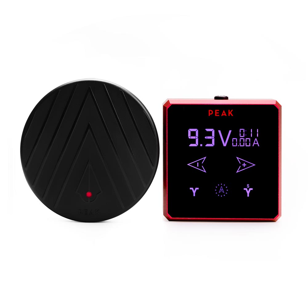 Peak Surge Power Supply + Radix Wireless Footswitch Bundle - Ultimate Tattoo Supply