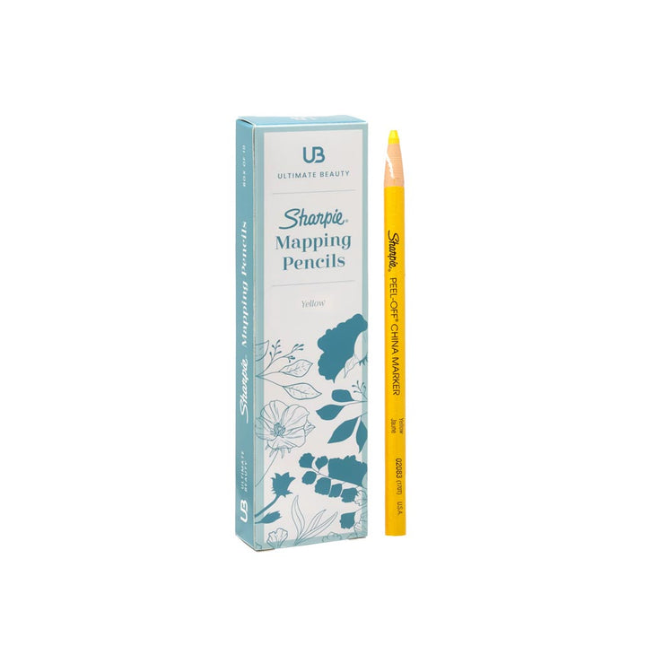 Ultimate Beauty Sharpie Mapping Pencils — Box of 10 — Pick Color - Ultimate Tattoo Supply