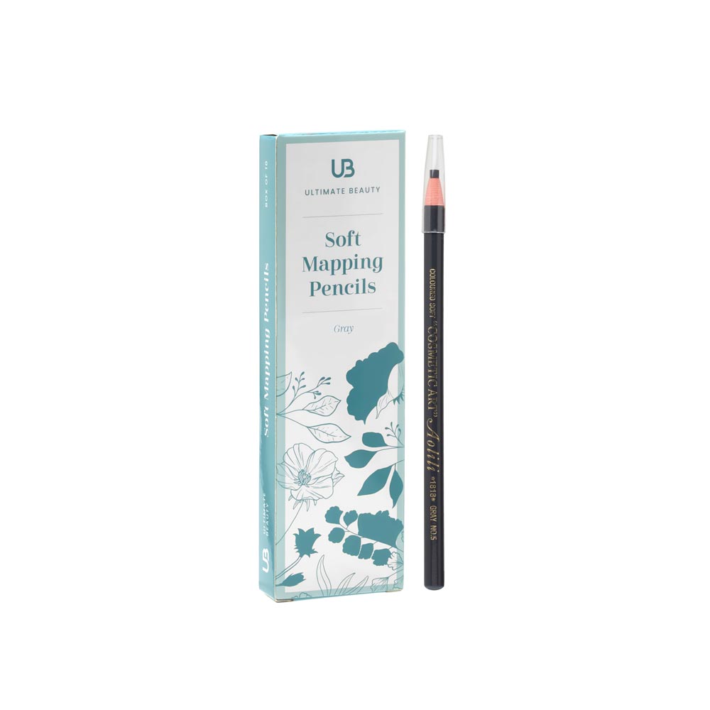 Ultimate Beauty Soft Mapping Pencils — Box of 10 — Pick Color - Ultimate Tattoo Supply