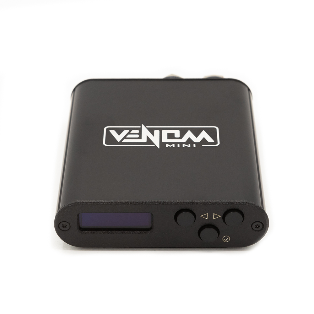 Lithuanian Irons Mini Venom Power Supply - Black - Ultimate Tattoo Supply