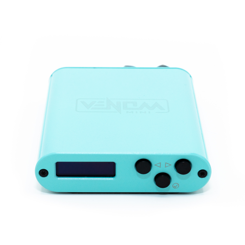 Lithuanian Irons Mini Venom Power Supply - Blue - Ultimate Tattoo Supply