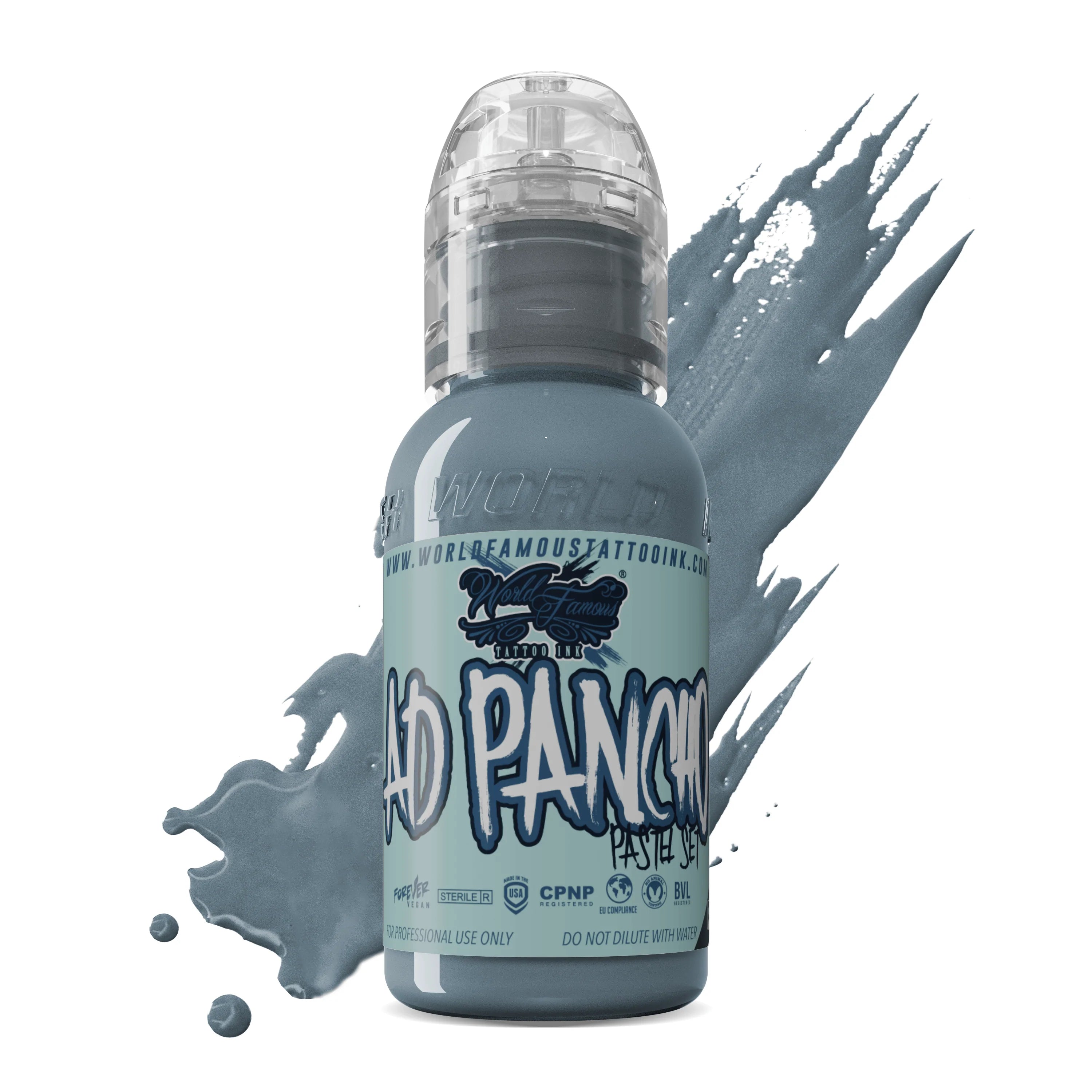 A.D. Pancho Pastel Grey - #2 - Ultimate Tattoo Supply