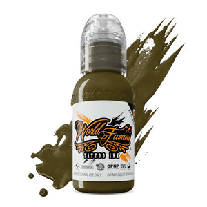 World Famous - Army Green - Ultimate Tattoo Supply