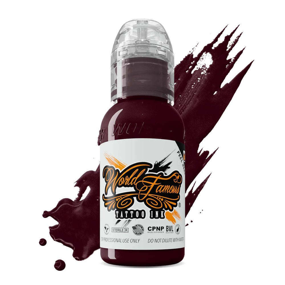 World Famous - Burgundy Wine - Ultimate Tattoo Supply