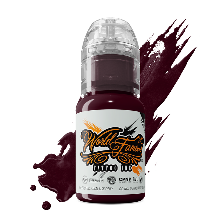 World Famous - Burgundy Wine - Ultimate Tattoo Supply