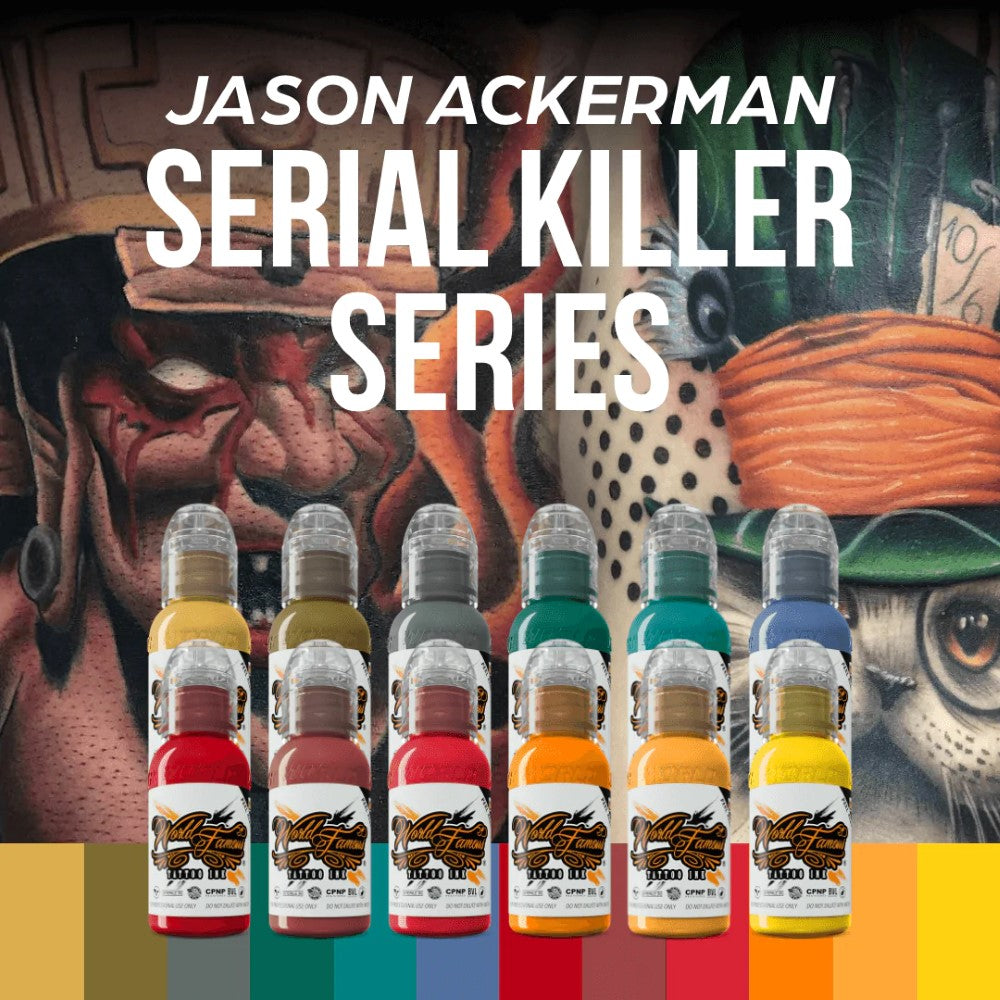 Jason Ackerman Serial Killer Series - Ultimate Tattoo Supply