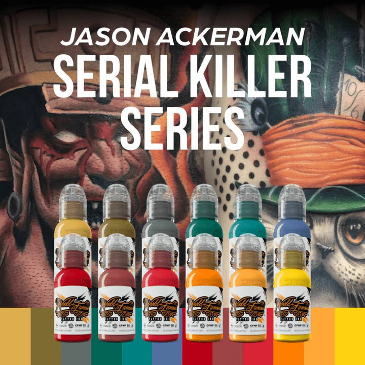 Jason Ackerman Serial Killer Series - Ultimate Tattoo Supply