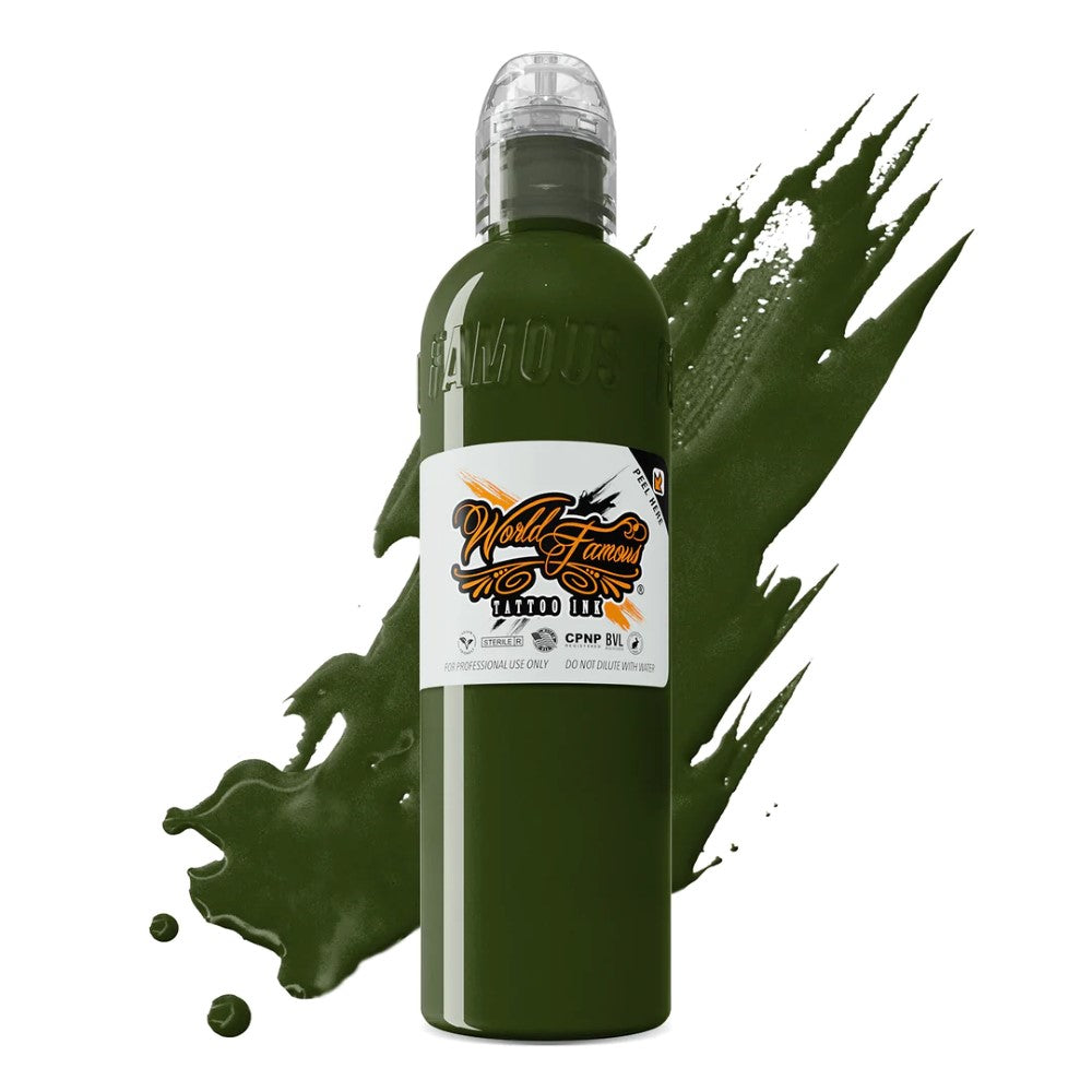 Jay Freestyle Watercolor Ink - Olive Green - Ultimate Tattoo Supply