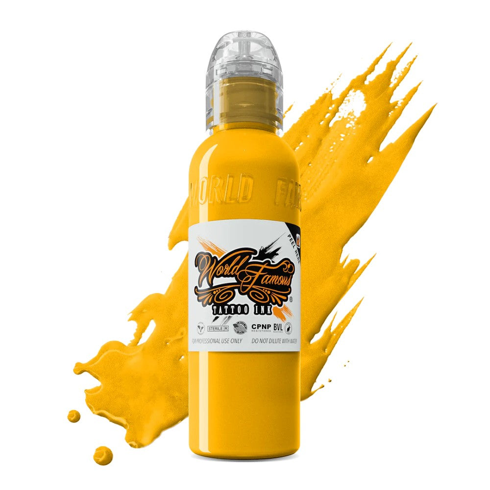 Hori Hui Taiwanese Ink - Nice Yellow - Ultimate Tattoo Supply