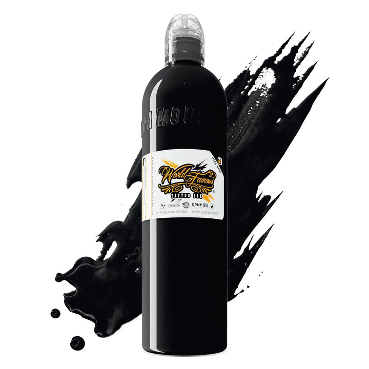 World Famous - Pitch Black - Ultimate Tattoo Supply