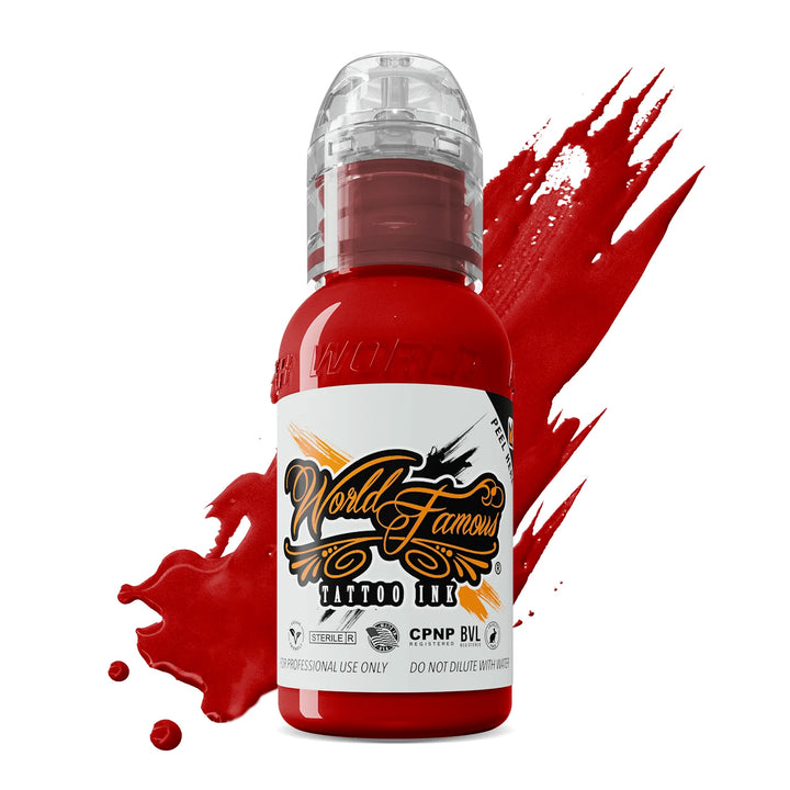 World Famous - Paul Rogers Red - Ultimate Tattoo Supply