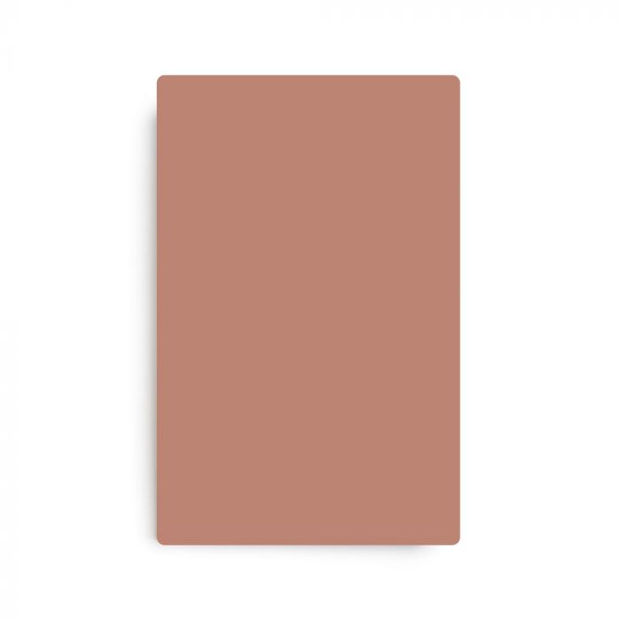 Light-medium-toned tattooable flesh in the shape of a rectangle on a white background.