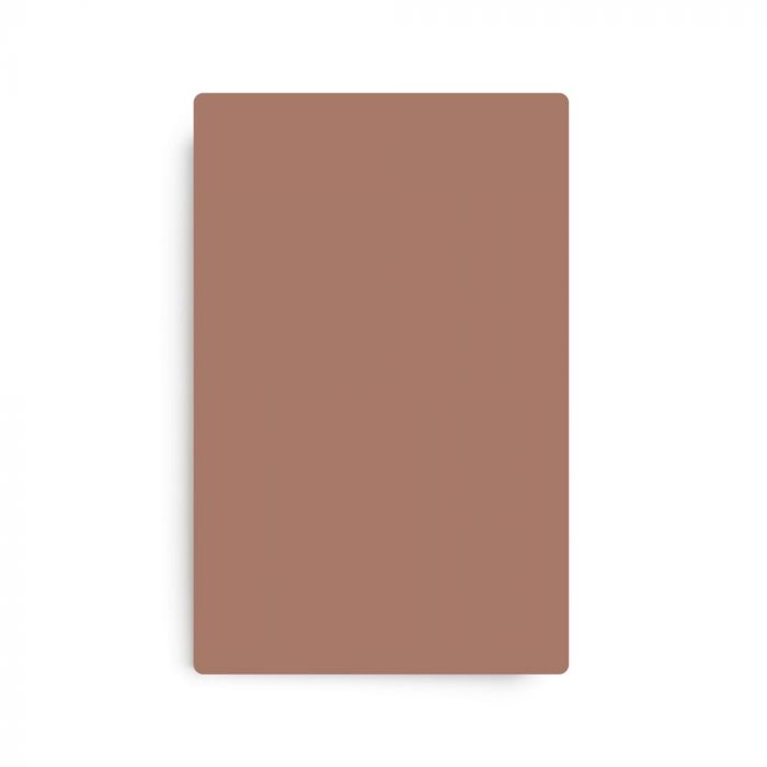 Medium-toned tattooable flesh in the shape of a rectangle on a white background.