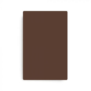 Dark-toned tattooable flesh in the shape of a rectangle on a white background.