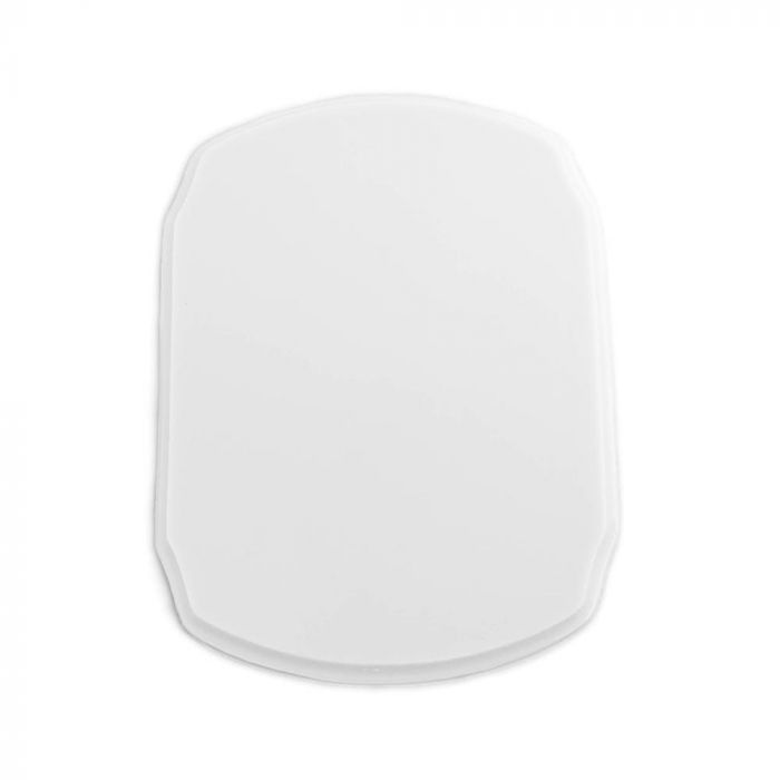 A Pound of Flesh Tattooable Synthetic Rounded Plaque — White