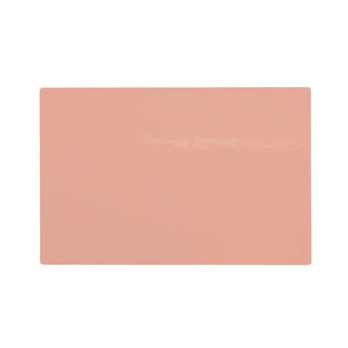 Pink-toned tattooable flesh in the shape of a horizontal rectangle on a white background.