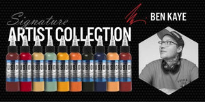 Ben Kaye 10-Color Palette Signature Set — Fusion Tattoo Ink — 1oz - Ultimate Tattoo Supply