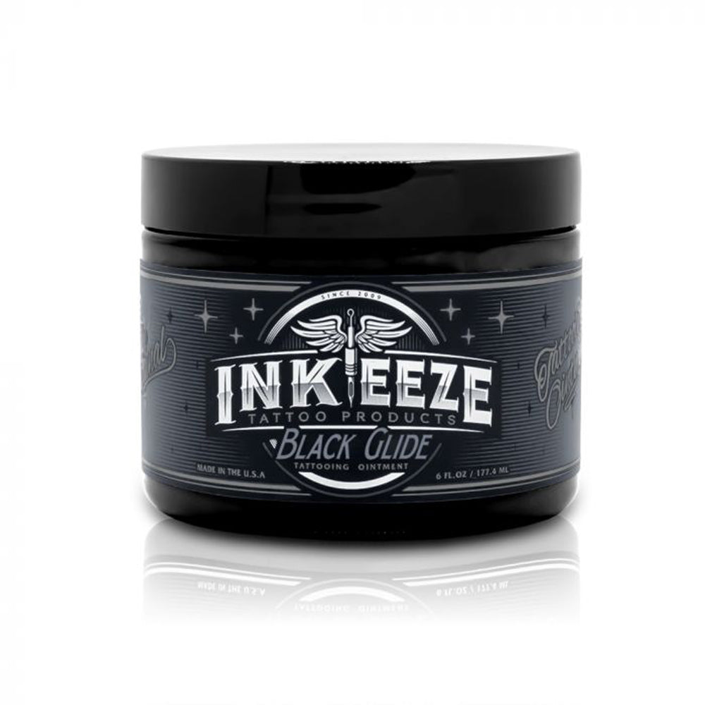 INK-EEZE Black Glide Tattoo Ointment – 6oz. - Ultimate Tattoo Supply