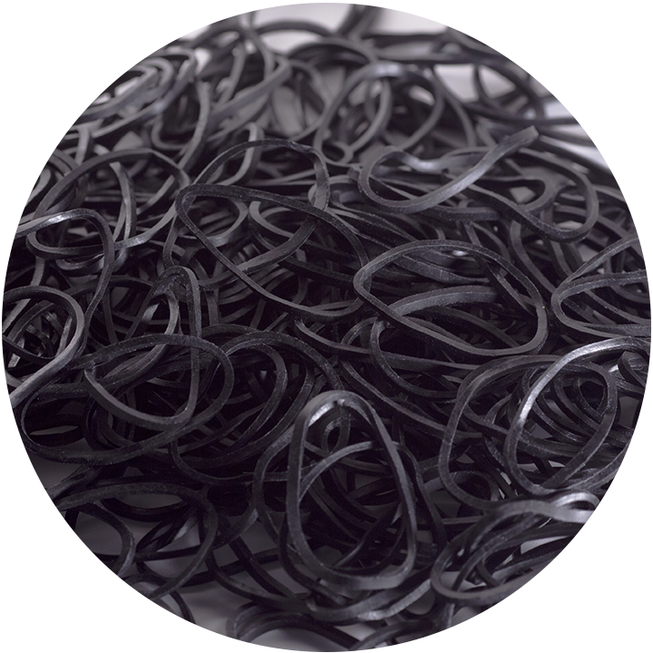 Rubber Bands - Black #12 - Ultimate Tattoo Supply