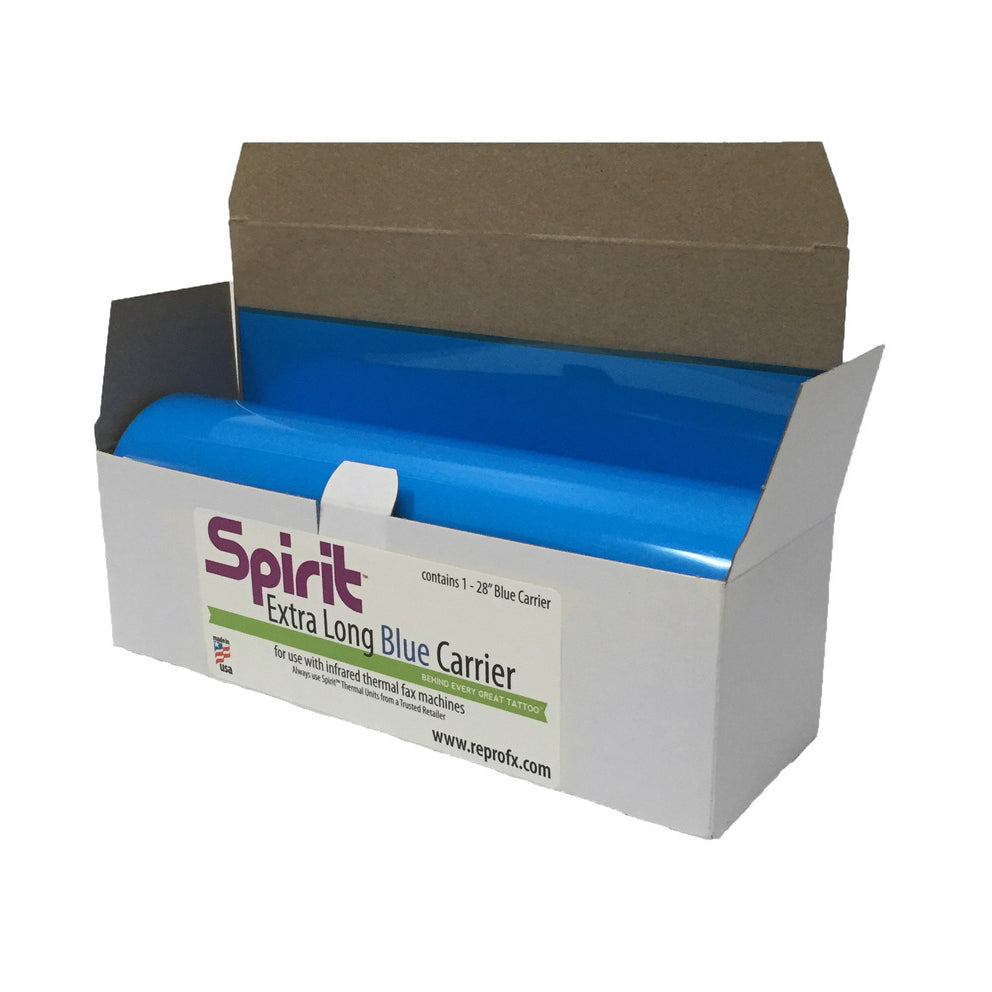 Blue Acetate Thermal Carrier - EXTRA LONG - Ultimate Tattoo Supply