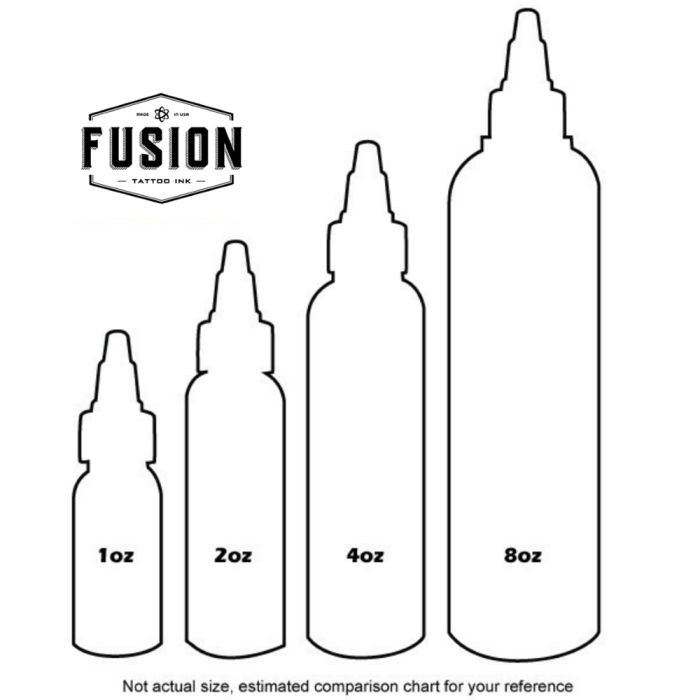 Opaque Gray Medium — Fusion Tattoo Ink — Pick Size - Ultimate Tattoo Supply