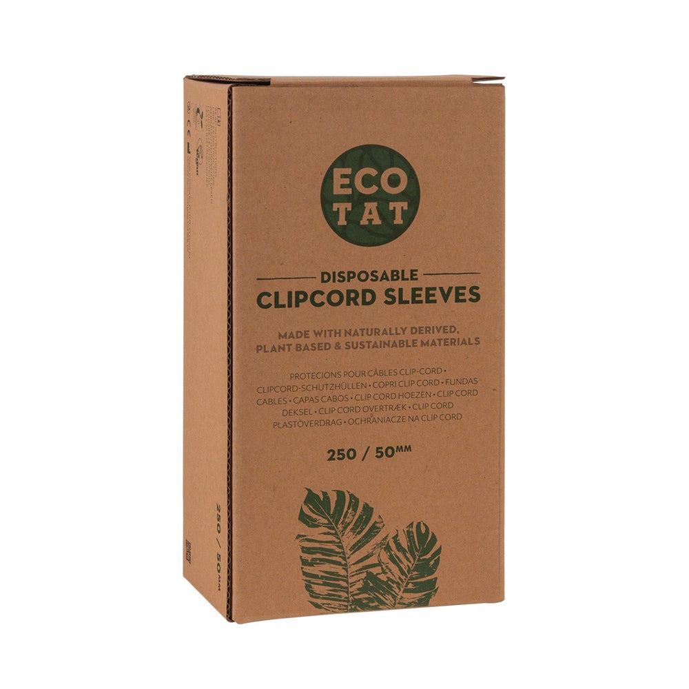 ECOTAT Clip Cord Sleeve Covers - 2" x 31.5" - 250/bx - Ultimate Tattoo Supply