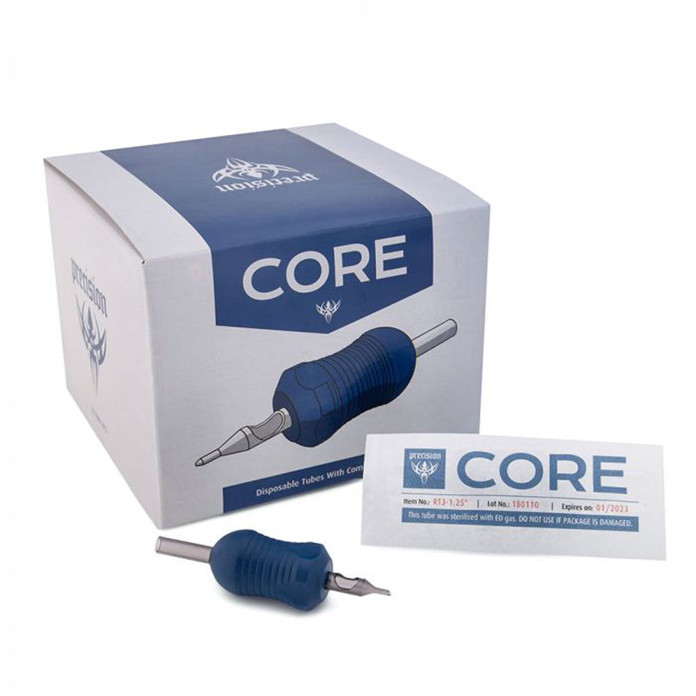 CORE Disposable Tubes - 1.25" Grip - Diamond Liners - Ultimate Tattoo Supply
