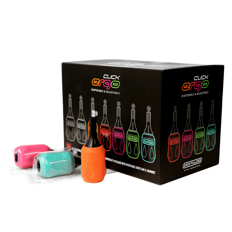 FK Irons - Click Ergo Disposable Cartridge Tube - Assorted Colors - Ultimate Tattoo Supply