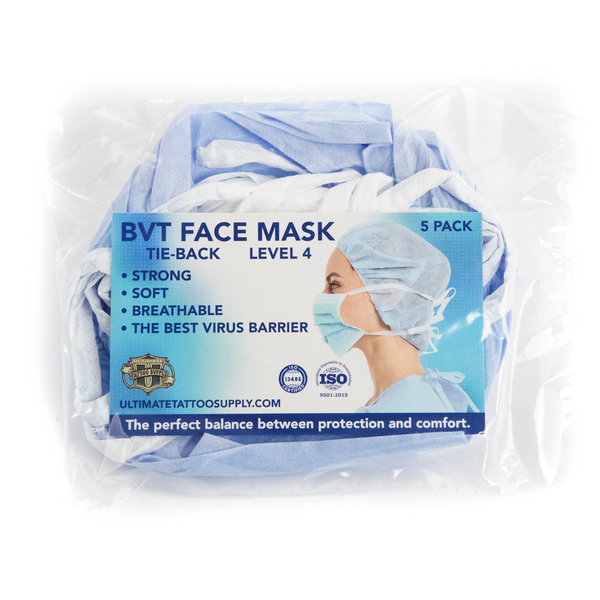 Phoenix Blue Disposable Face Masks - Level 4 - Pack of 5