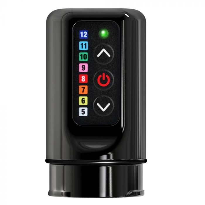 Microbeau Flux S Wireless PMU Tattoo Machine with 1 PowerBolt — Stealth - Ultimate Tattoo Supply