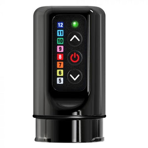 Microbeau Flux S Wireless PMU Tattoo Machine with 1 PowerBolt — Stealth - Ultimate Tattoo Supply