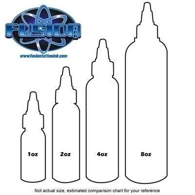 Power Black — Fusion Tattoo Ink — Pick Size - Ultimate Tattoo Supply
