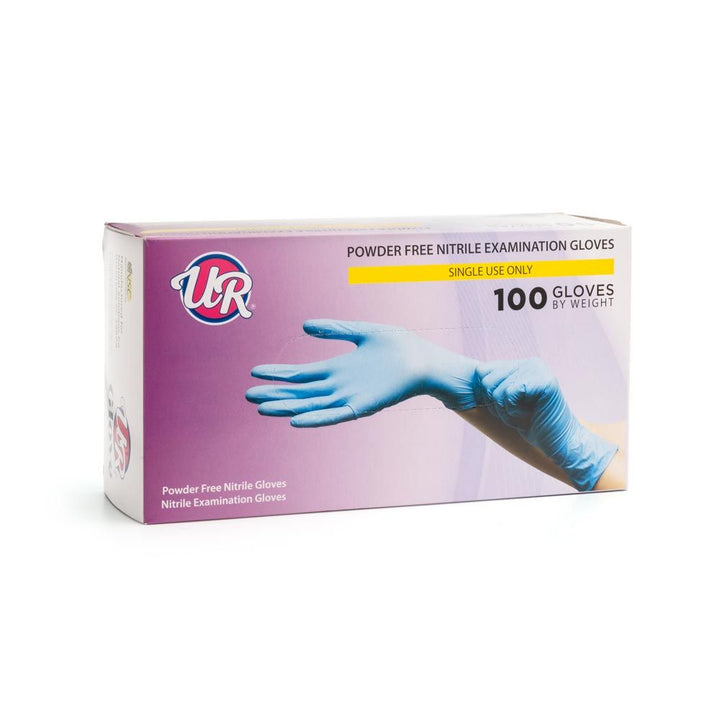 UR Nitrile Exam Gloves - Blue - Ultimate Tattoo Supply