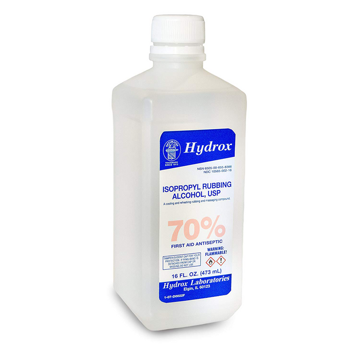 Alcohol 70% Isopropyl - PINT 16oz. - Ultimate Tattoo Supply