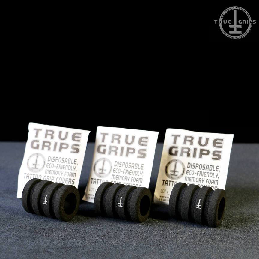 True Grip II - Memory Foam Disposable Grip Cover - Black
