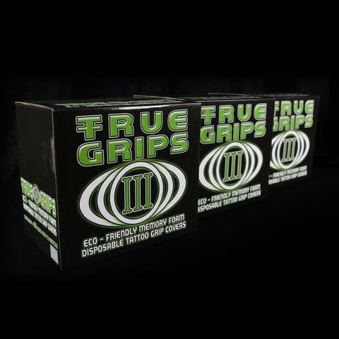 True Grip III - Memory Foam Disposable Grip Cover - Grey - Ultimate Tattoo Supply